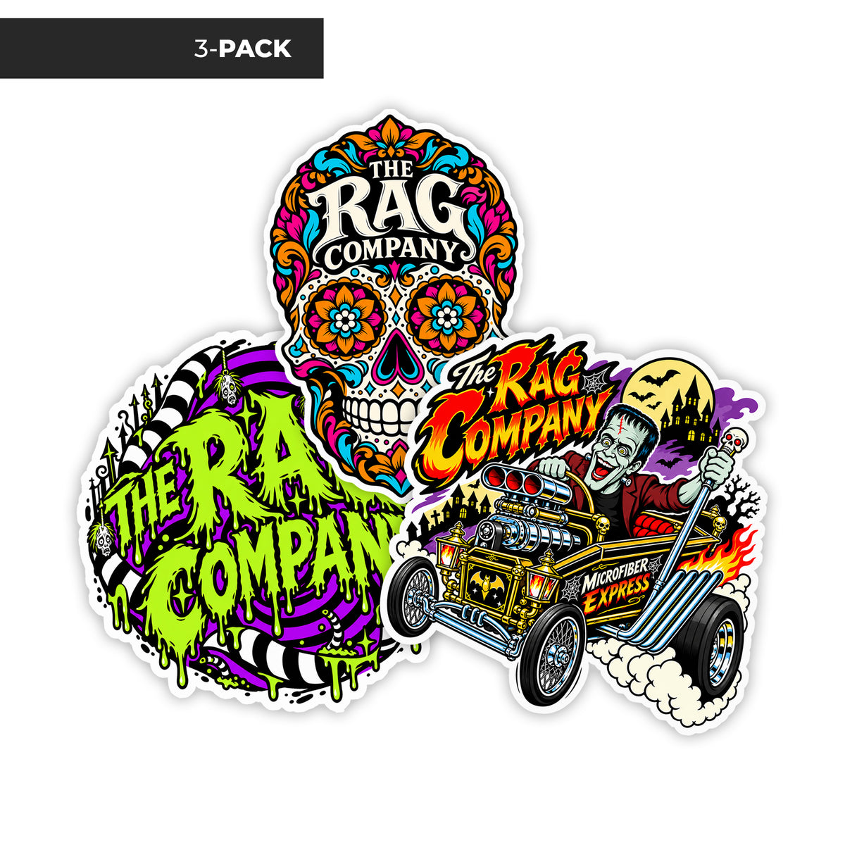 TRC - Halloween Sticker 3 Pack – Limited Edition