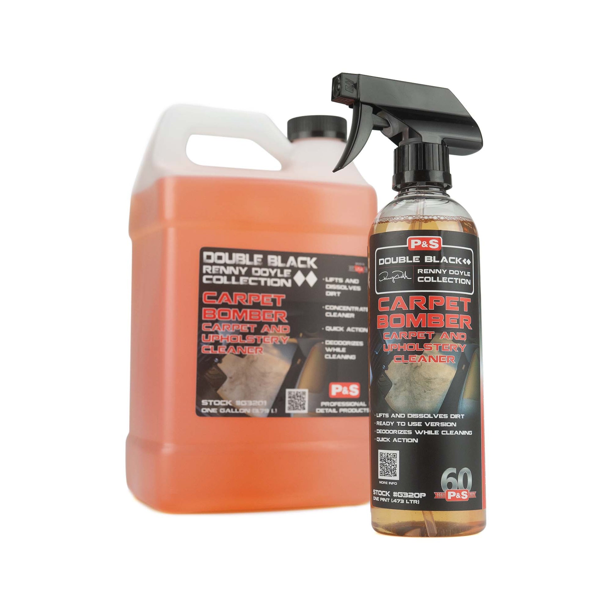 P&S Double Black Collection Bomber Carpet And Upholstery Cleaner