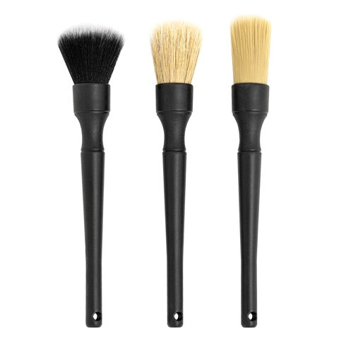 CARDETAIL Auto Detail Brush Set - Set of 3 Brushes