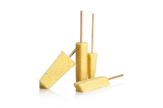 The 4 sponges of the Sponge Guru Precision Detailing Sponge Kit