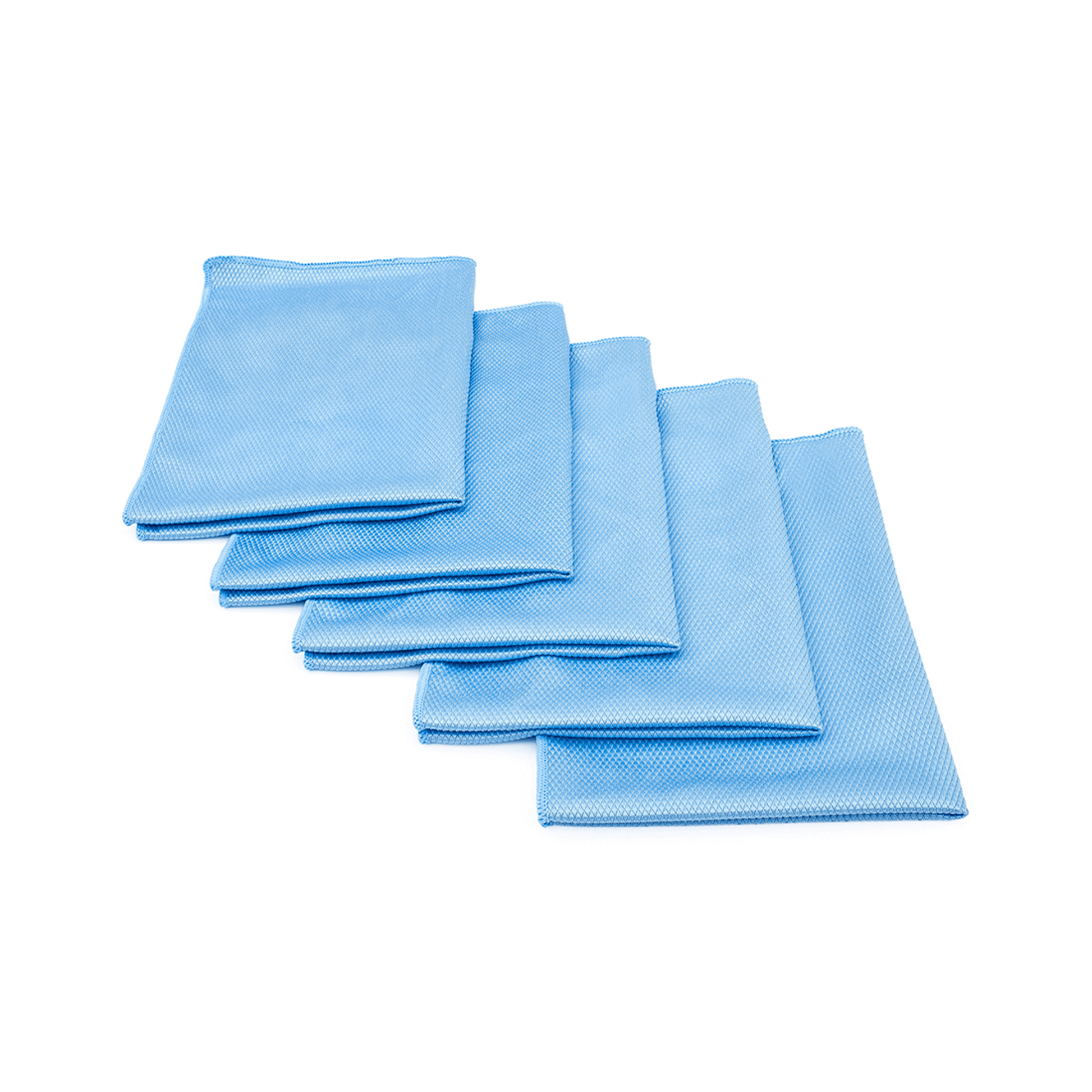 Diamond Glass Towel Blue - The Rag Company