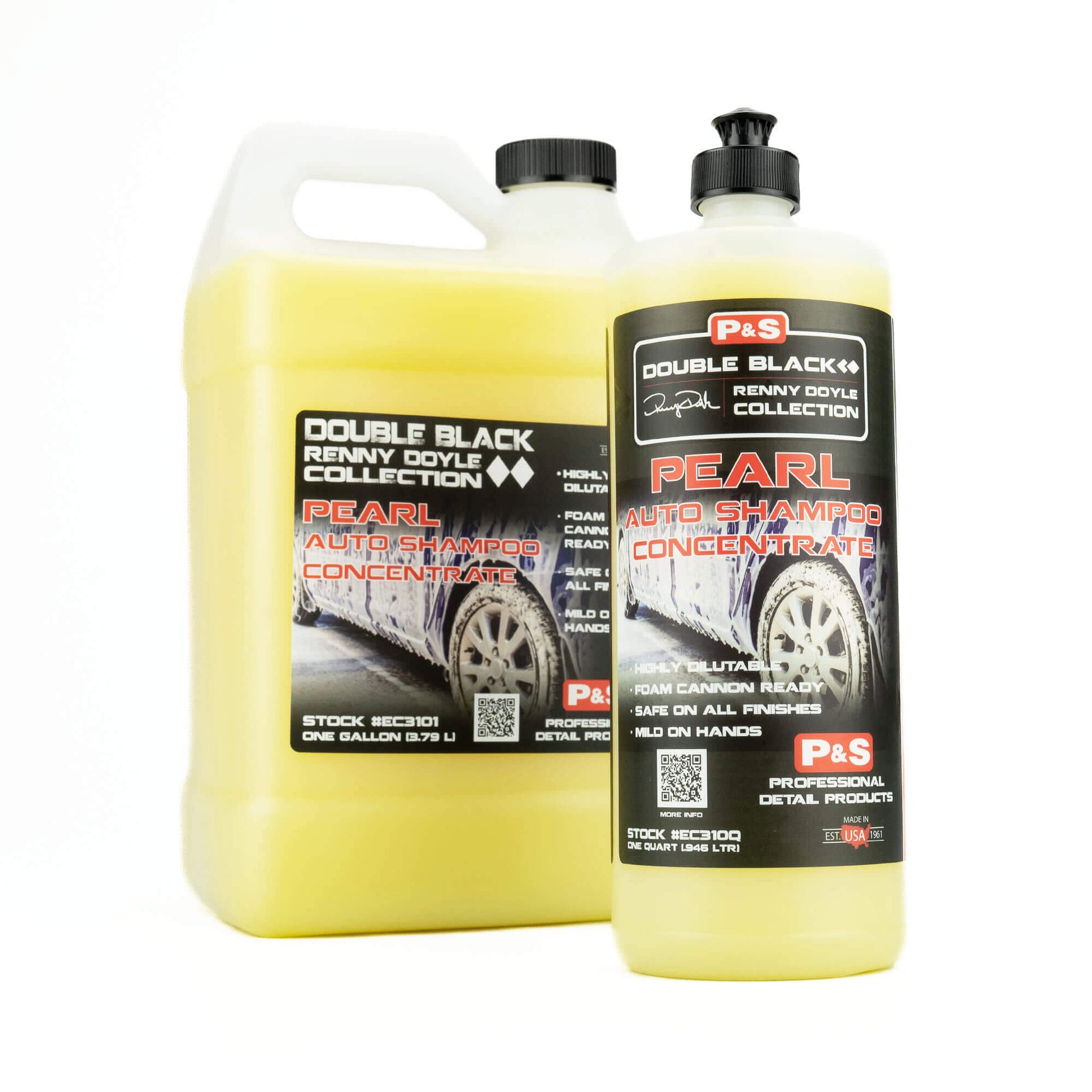P&S Detailing EC3101 Pearl Auto Shampoo Cleaner for Car/Auto Detailing 1  Gallon 