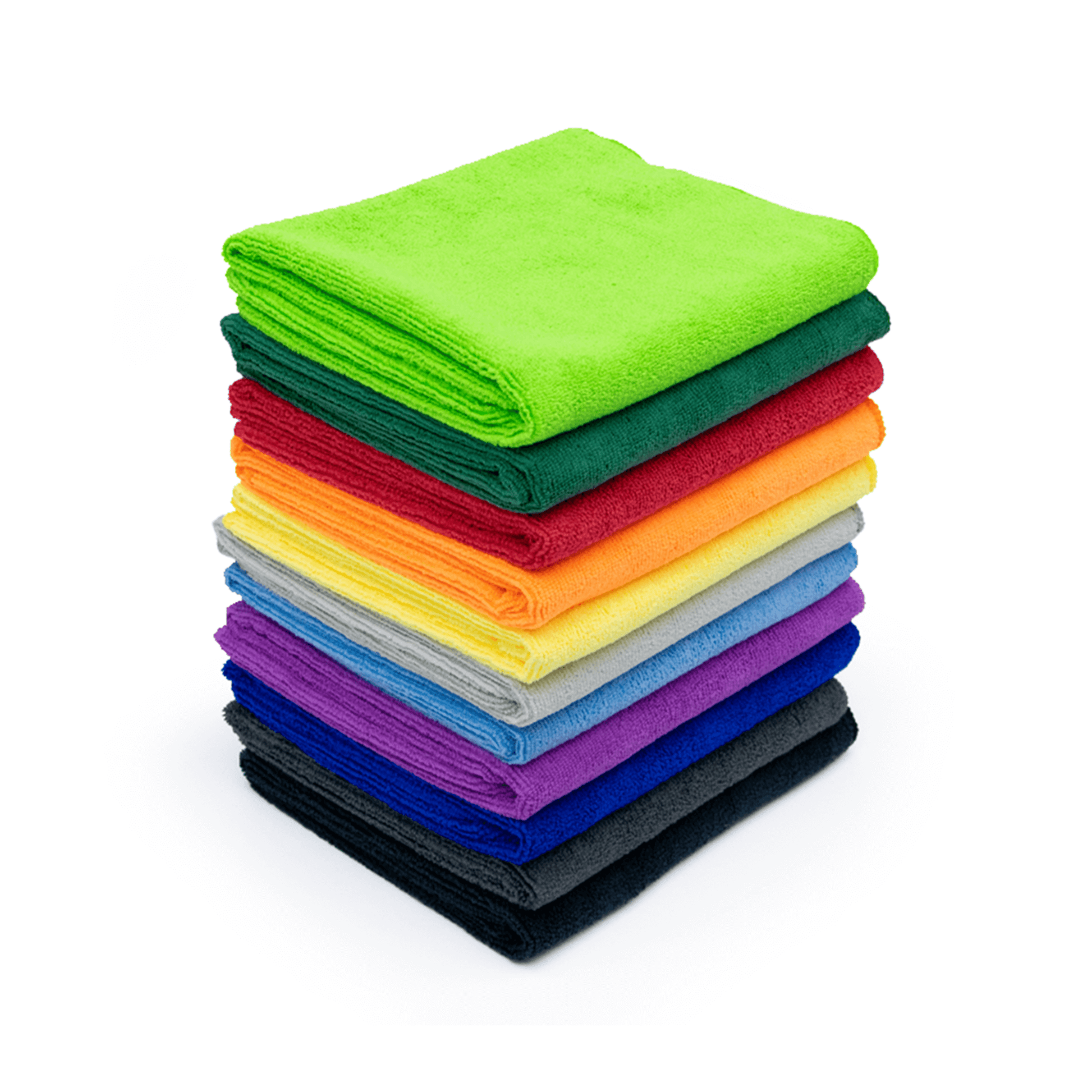 The Clean Store Microfiber Towels (60 Pack) - Multi Color Kitchen Towels  for Household, Commercial Cleaning - Lint Free, Streak-Free - by  [Manufacturer] in the Kitchen Towels department at