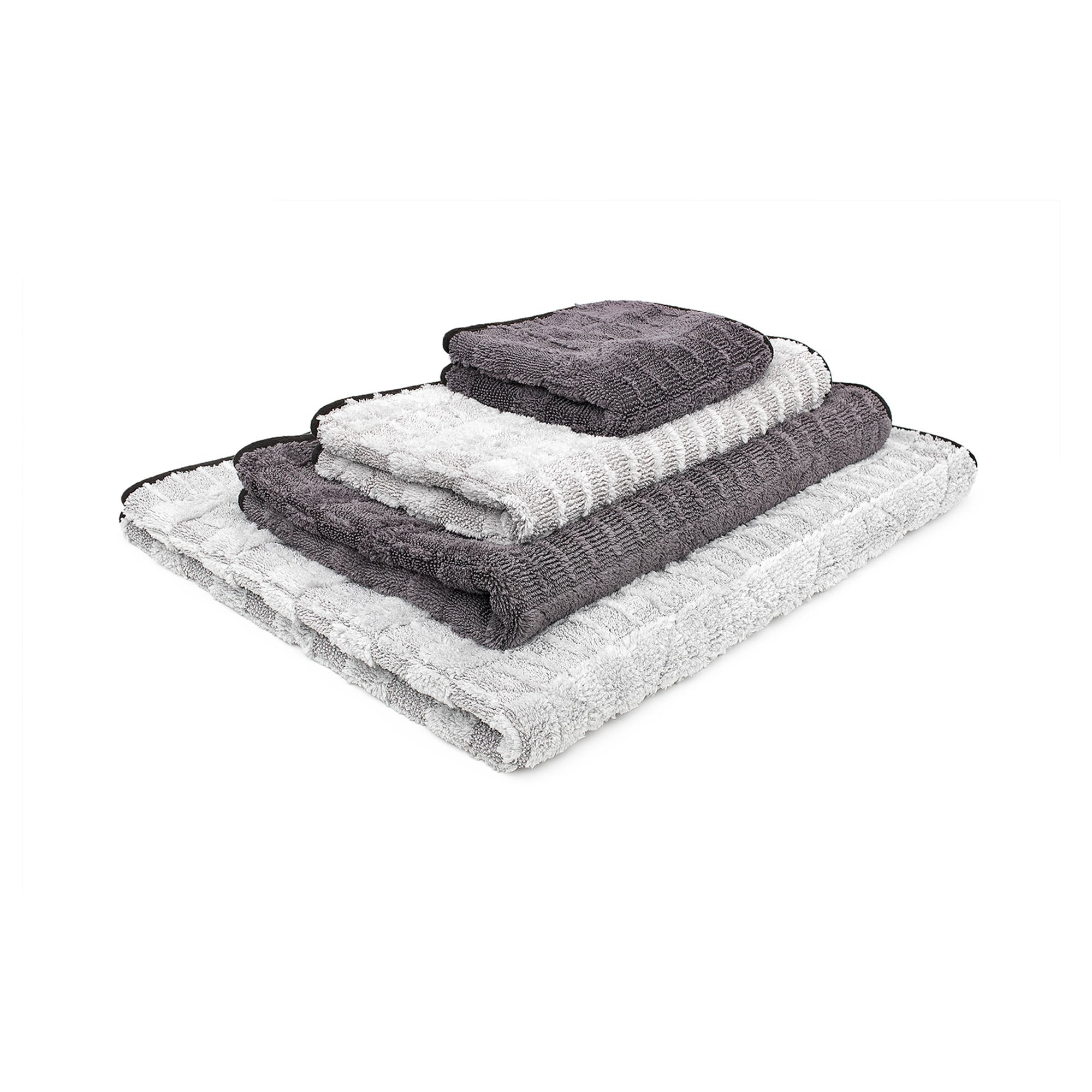The Rag Company - The Big One - Waffle-Weave Microfiber Drooghanddoek; Super absorberend voor wasstraten, detaillering en meer; Buttersoft Suede Randen; Krasvrij, 450GSM, 25 x 40, Grijs The Rag Company - The Big One - Waffle-Weave Microfiber Drooghanddoek; Super absorberend voor wasstraten, detaillering en meer; Buttersoft Suede Randen; Krasvrij, 450GSM, 25 x 40, Grijs